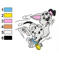 Dalmations Embroidery Design 14